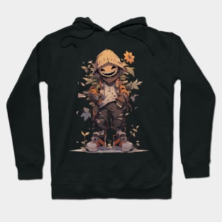 Cute Scarecrow Halloween Design Hoodie